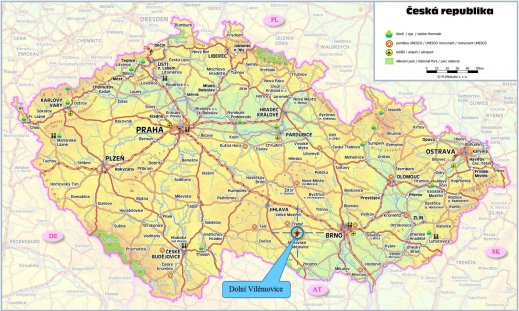 Mapa - kde nás najdete - Dolní Vilémovice Mapa - kde nás najdete - Dolní Vilémovice